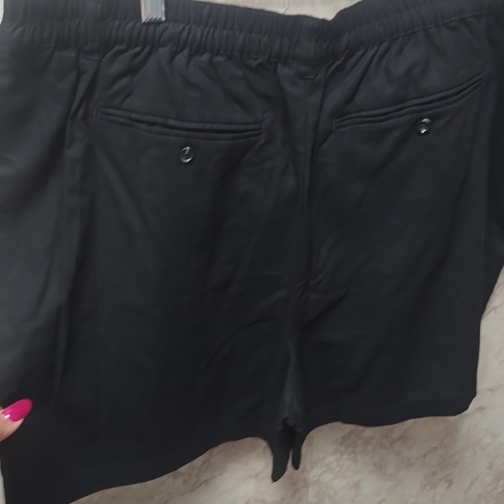 Time and Tru Women's Black Flat Front Shorts - Picture 8 of 8